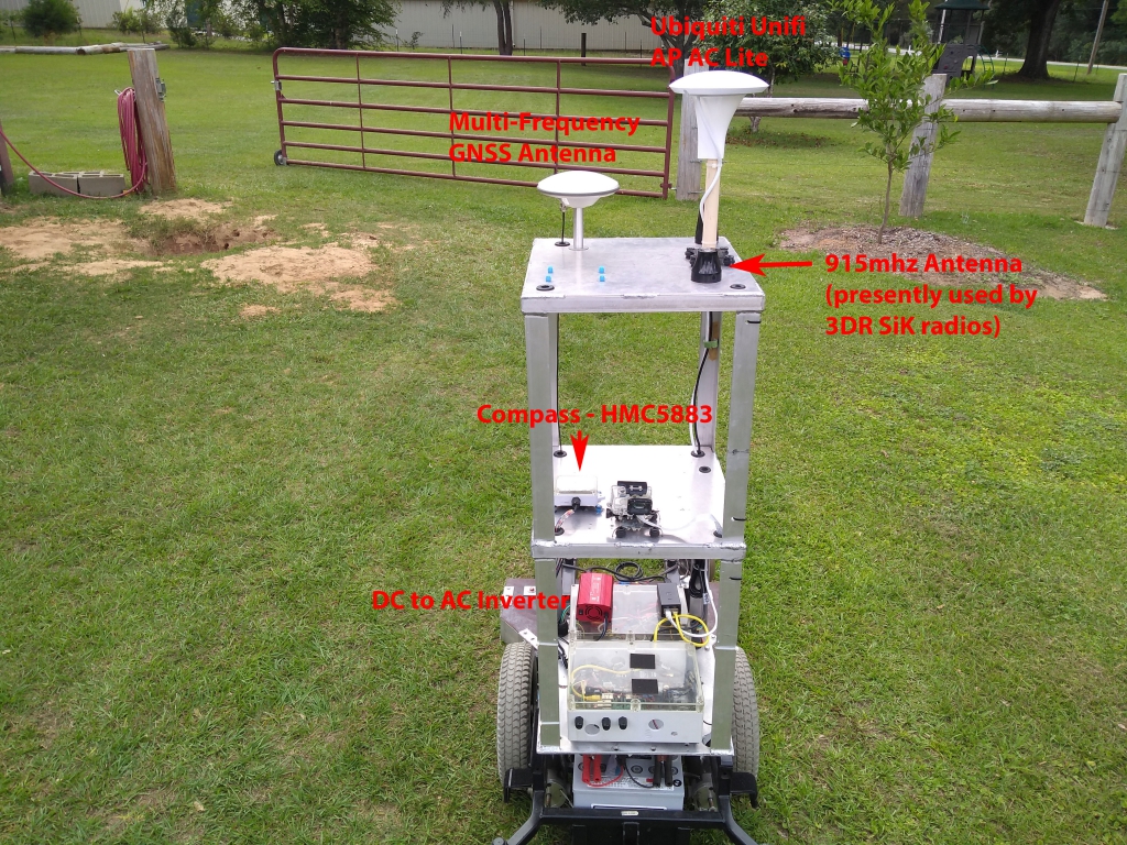 Rover front view from above